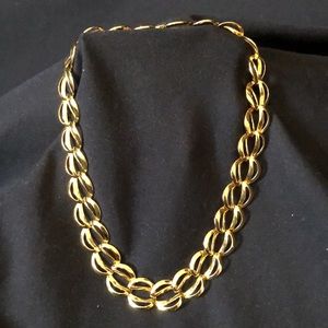 Napier Vintage Gold Plated Linked Necklace. EUC